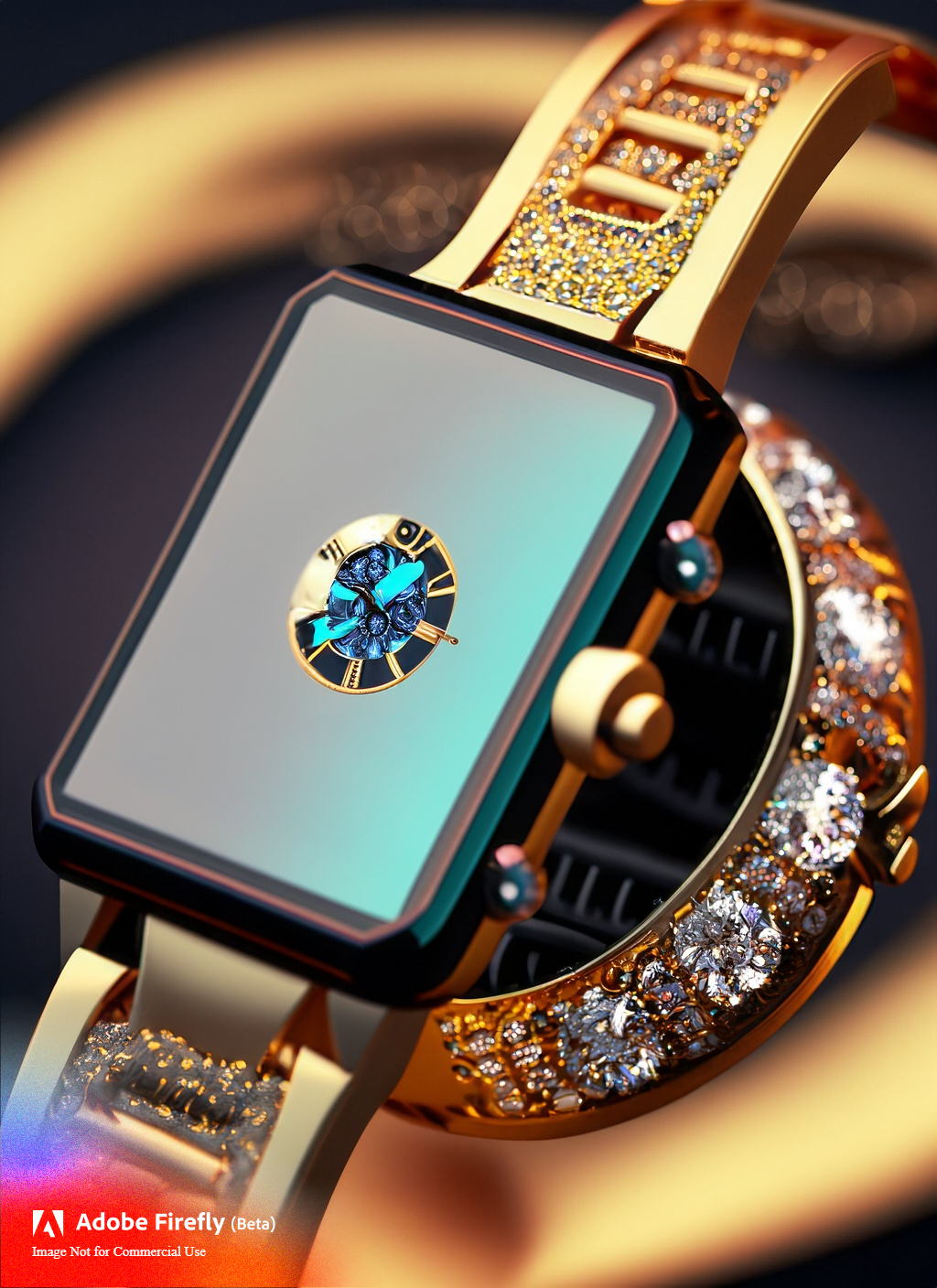 Opulent Diamond Watch