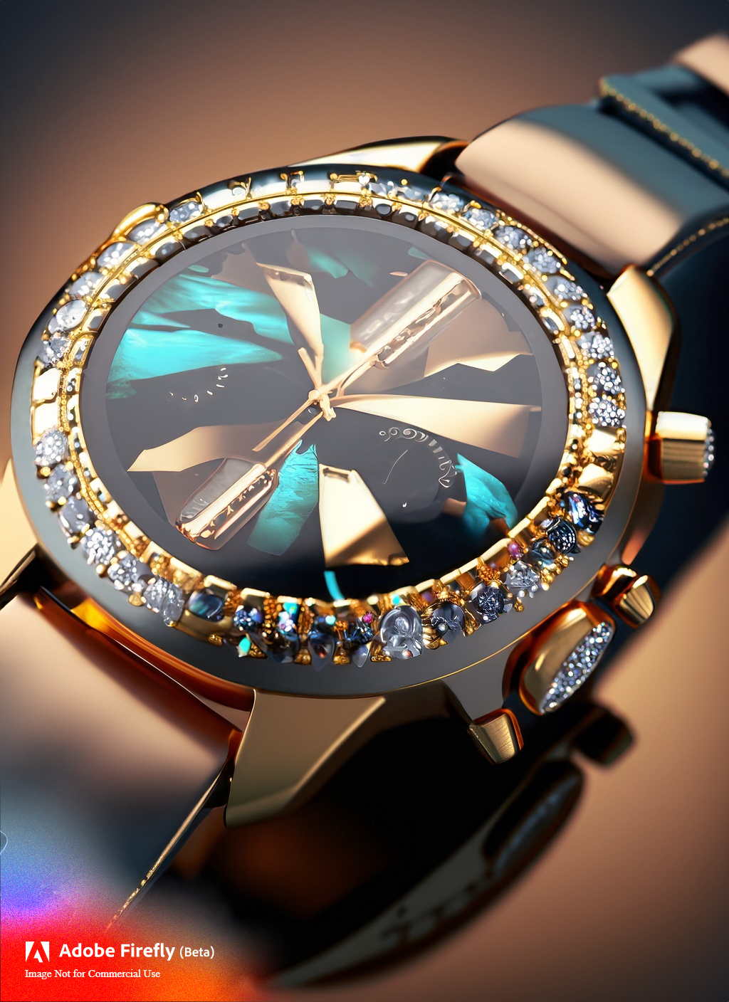 Gleaming Gemstone Watch