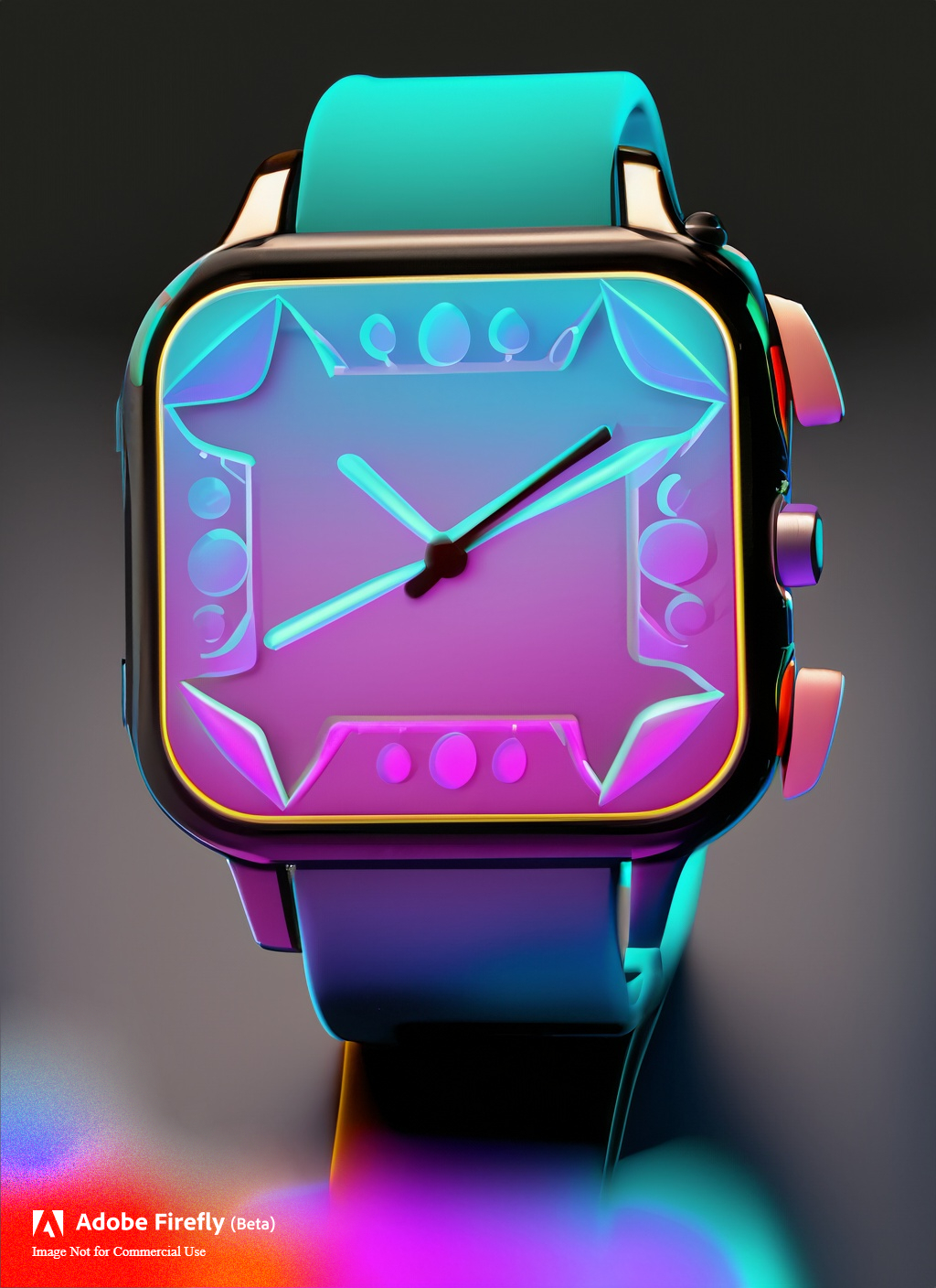 Glowing Neon Watch